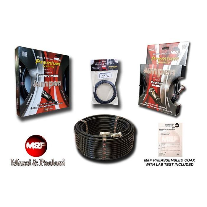 Messi & Paoloni Hyperflex 5 Premium Pre-assembled Coax - N Male Connectors
