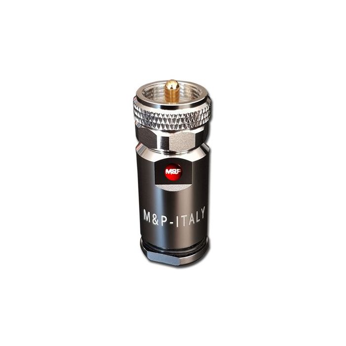 Messi & Paoloni EVOlution UHF Male (PL259) Solder Enhanced Connector for 7.3mm / .287" cables (2-Pack)