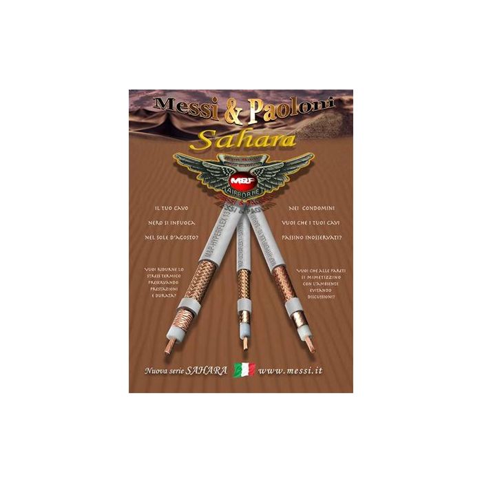 Messi & Paoloni Hyperflex 10 Sahara FT8 Premium .400" Coax Cable - Custom Length (per foot)