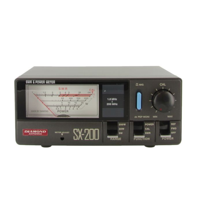 Diamond Antenna SX200 Power / SWR Meter (1.8-200 MHz)