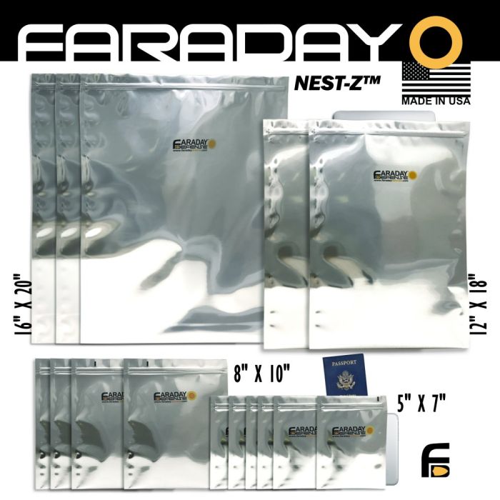 Faraday NEST-Z Faraday Bag - 15pc Kit