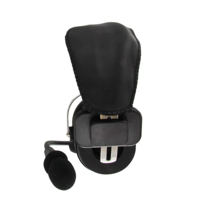 XLT HS400 Heavy Duty Single Muff Headset with PTT and Mic