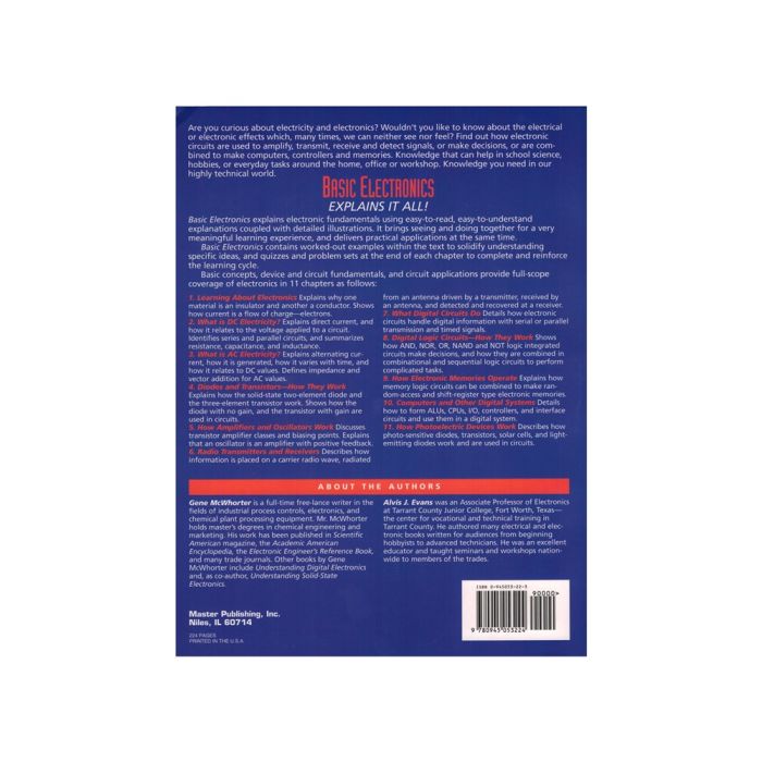 Basic Electronics - Entry Level Electronic Fundamentals Textbook