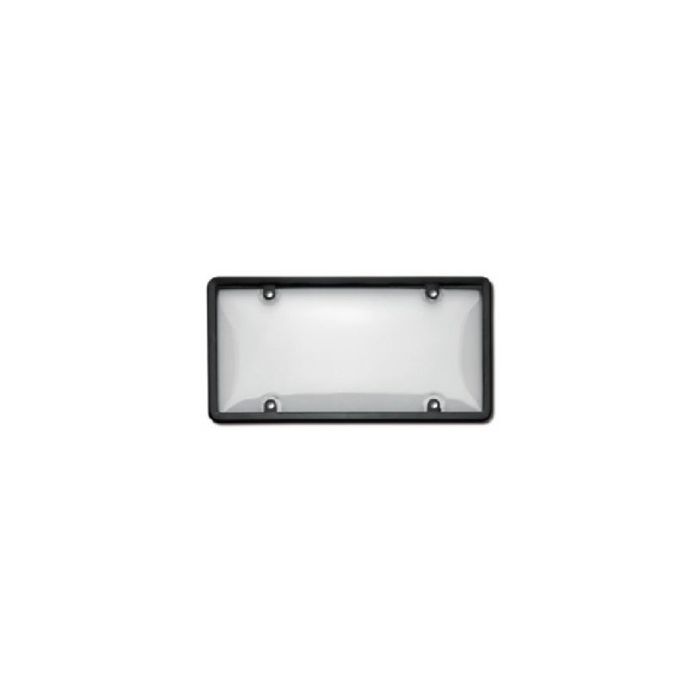 Black Plastic Plate Frame w/ Cover - 60510