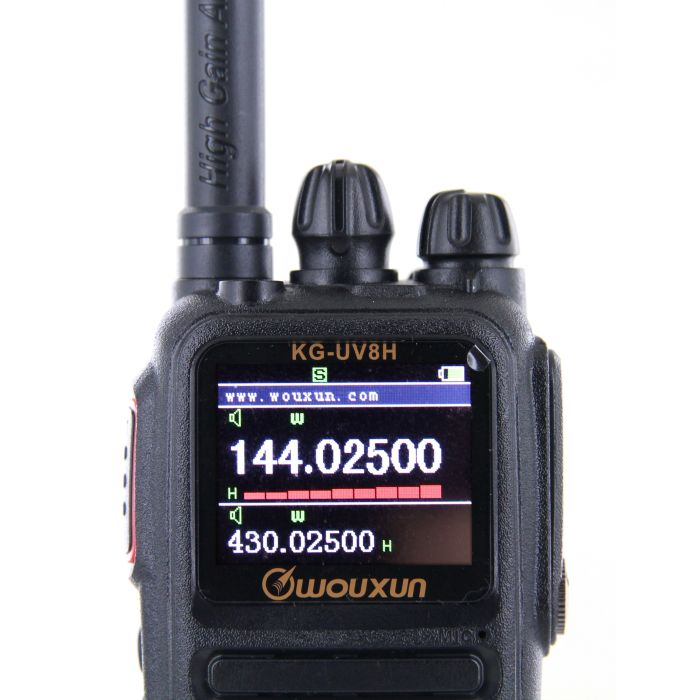 Wouxun KG-UV8H Dual Band Amateur Radio (8 watts / 2m/70cm / 3200 mAh battery)