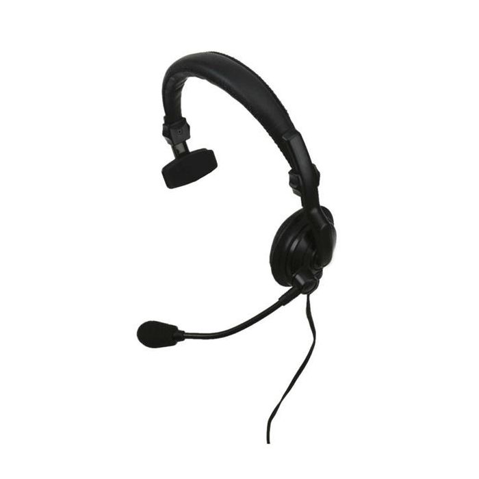 Kenwood KHS-7A Single Muff Headset w/Boom Mic & In-line PTT