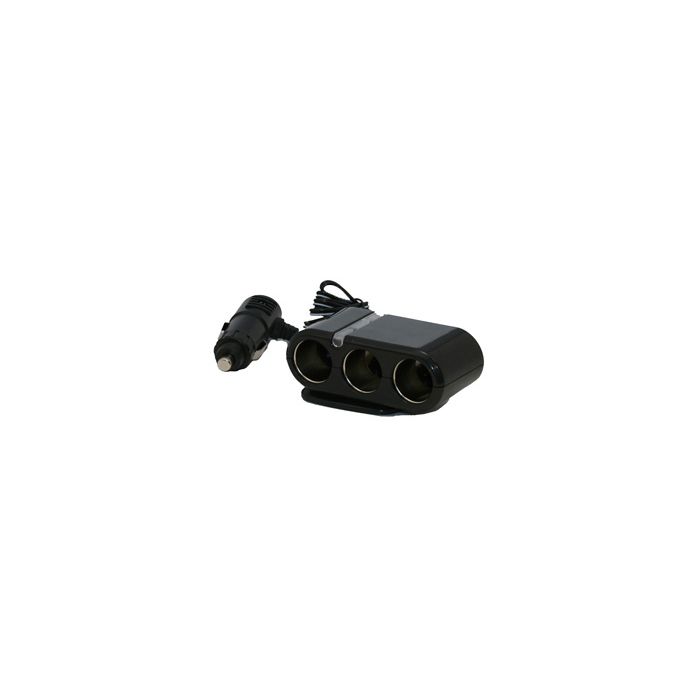 XLT Three Port Cigarette Lighter Adapter / Splitter CA300