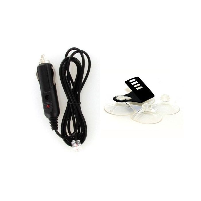 Windshield Mount/Straight Power Cord Combo for Beltronics/Escort