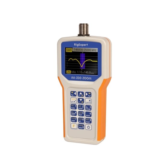 RigExpert AA-230 ZOOM Antenna Analyzer (100 kHz to 230 MHz)
