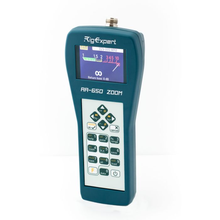 RigExpert AA-650 ZOOM Antenna Analyzer (100 kHz to 650 MHz)