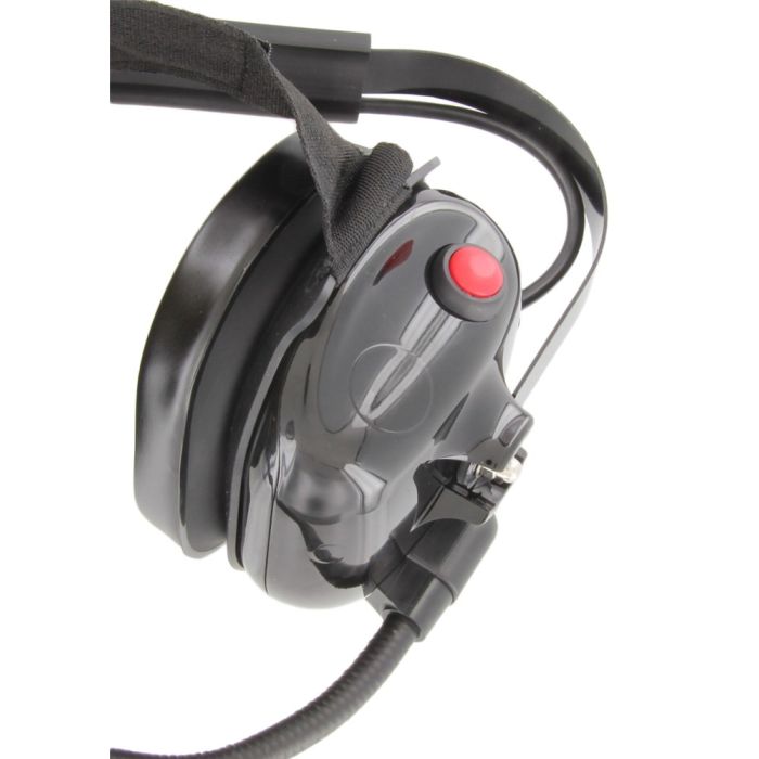 XLT HS500 Heavy Duty Dual Muff Headset with PTT and Mic