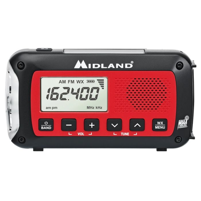 Midland ER40 Emergency Crank Weather Alert Radio w/ Flashlight
