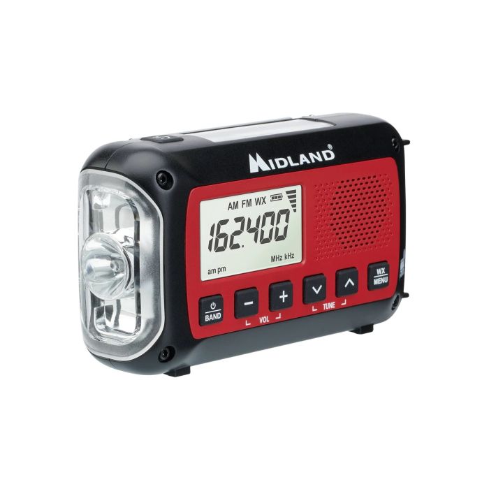 Midland ER40 Emergency Crank Weather Alert Radio w/ Flashlight