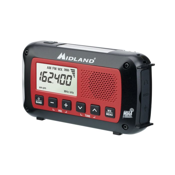 Midland ER40 Emergency Crank Weather Alert Radio w/ Flashlight