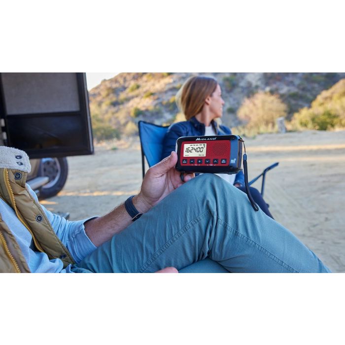 Midland ER40 Emergency Crank Weather Alert Radio w/ Flashlight