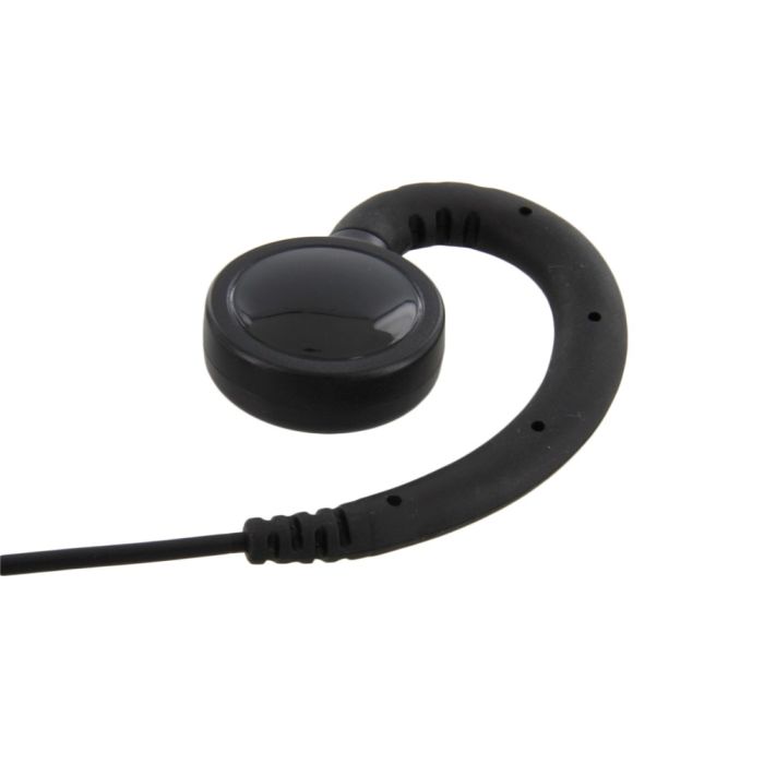 XLT EB310 C-Ring Swivel Earpiece with Lapel PTT Microphone