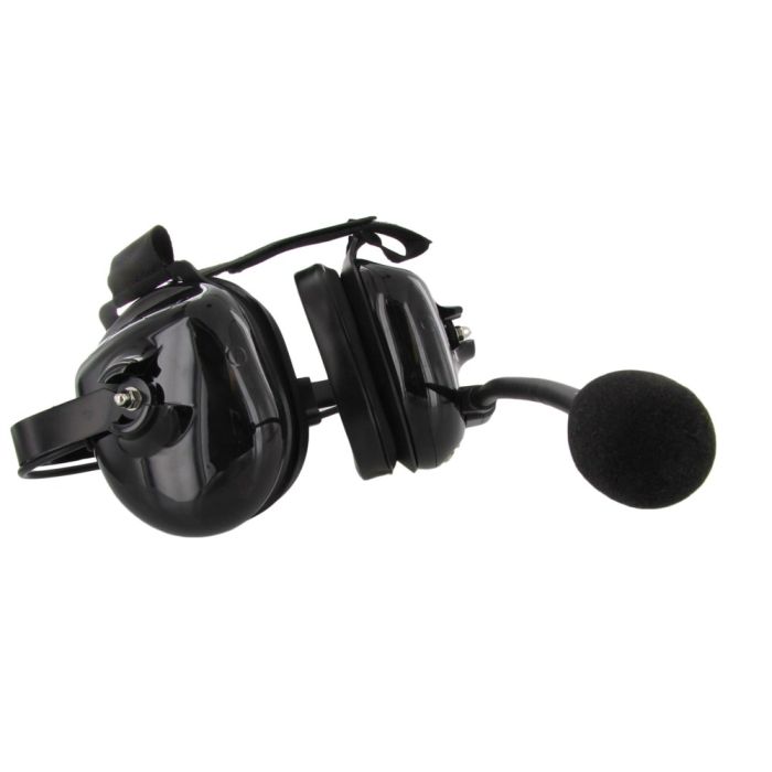 XLT HS500 Heavy Duty Dual Muff Headset with PTT and Mic