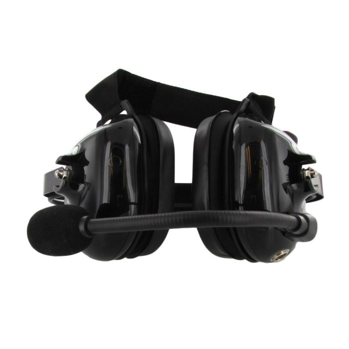 XLT HS500 Heavy Duty Dual Muff Headset with PTT and Mic