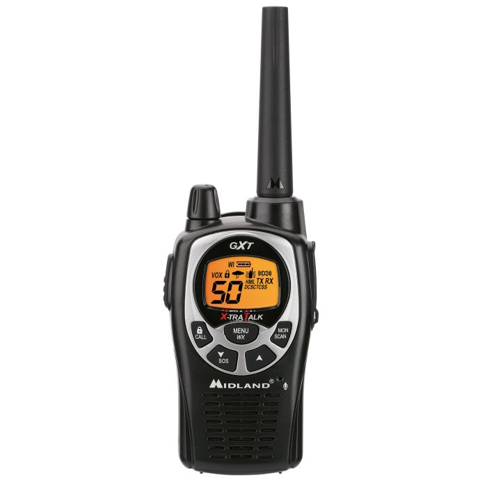 Midland GXT1000VP4 GMRS Radios With Headsets and Charger