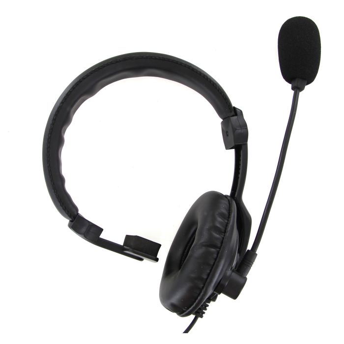 XLT Medium Duty Lightweight Headset w/ PTT and Boom Microphone