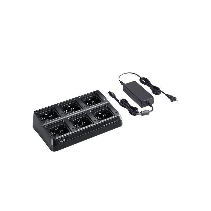 Icom BC214 6-Unit Multi-Charger For F1000/F2000 Series Radios