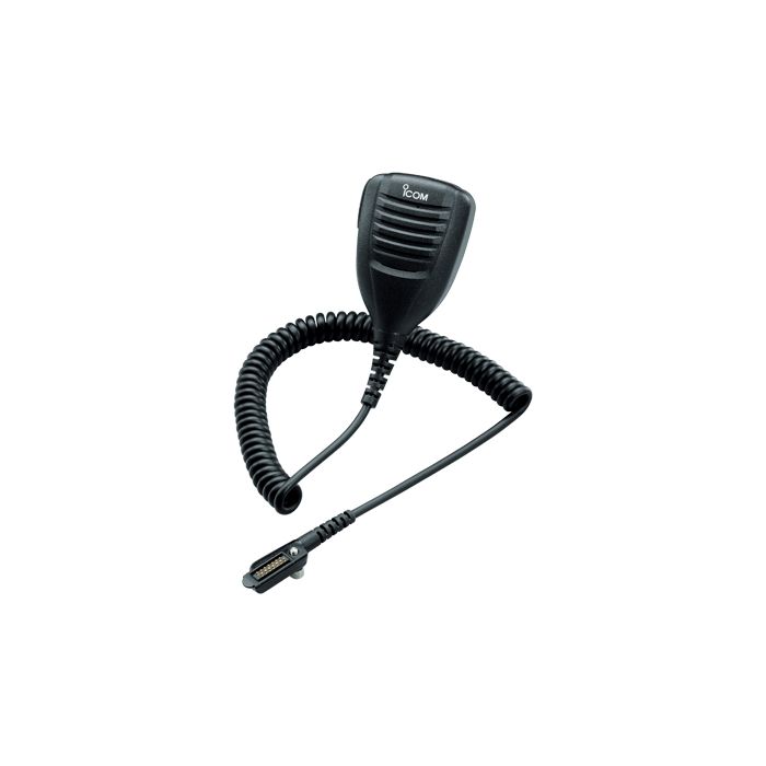 Icom HM-184IS Intrinsically Safe Waterproof Speaker Microphone for Icom Two Way Radios
