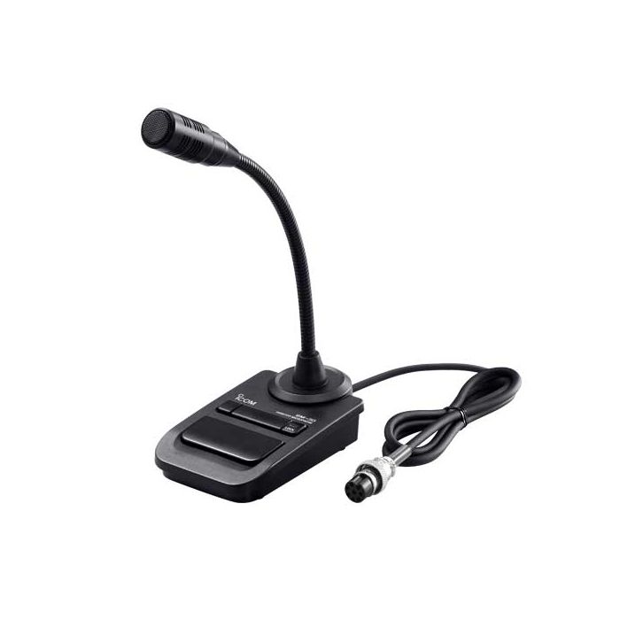 Icom SM30 Compact Desktop Microphone for Amateur and Airband Radios