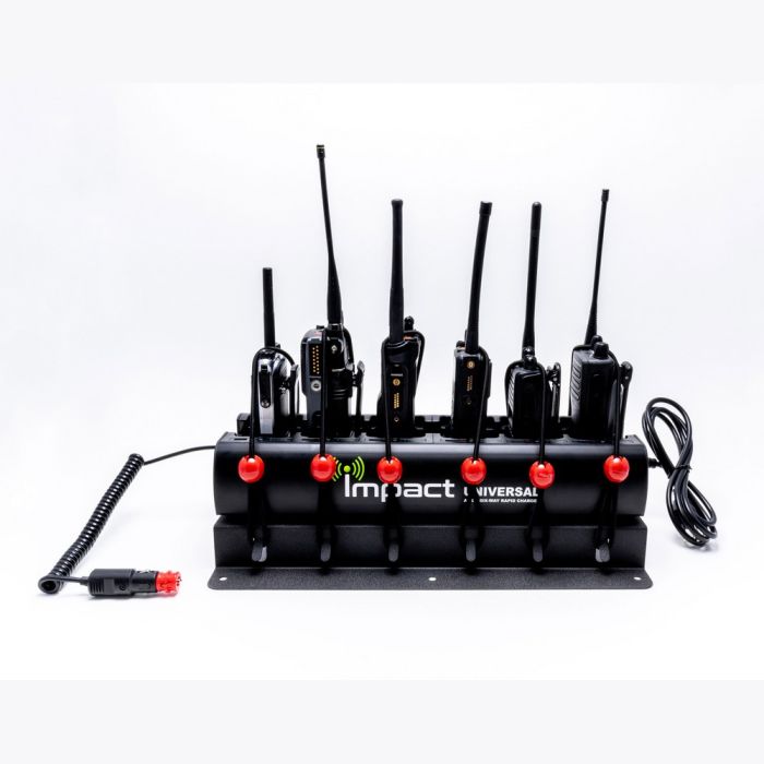 Impact IMPC-VB6 Quick Release DC 6-Bank Optional Vehicle Kit for AC/DC 6-bank Two Way Radio Battery Chargers