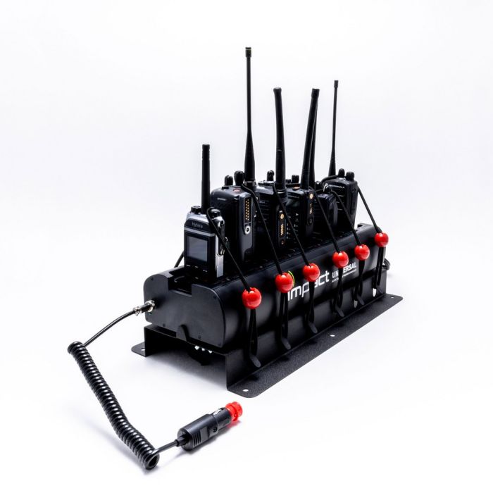 Impact IMPC-VB6 Quick Release DC 6-Bank Optional Vehicle Kit for AC/DC 6-bank Two Way Radio Battery Chargers