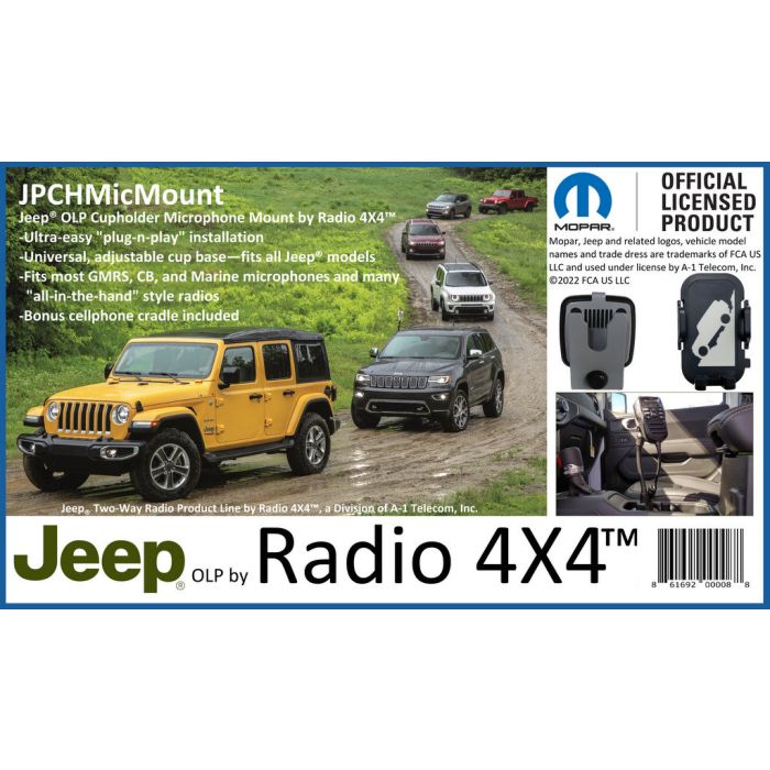 Jeep Cupholder Microphone Mount