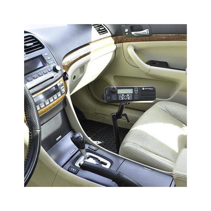 Lido Radio LM-300HD Vehicle Seat Rail Mount for Remote Mobile Radio Heads