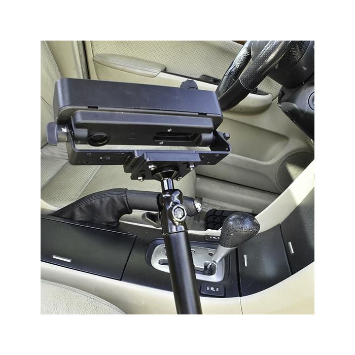 Lido Radio LM-300HD Vehicle Seat Rail Mount for Remote Mobile Radio Heads