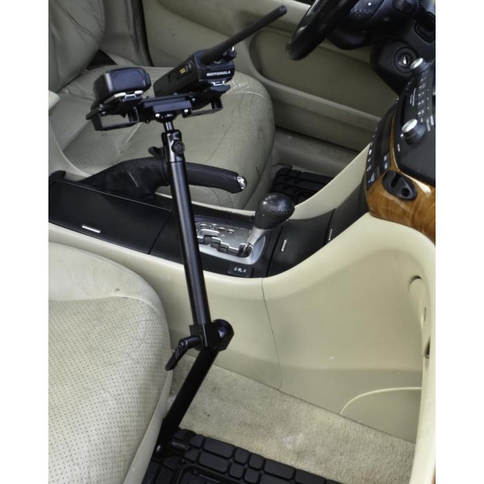 Lido Radio LM-300HD-EXT-02 Heavy Duty Seat Rail Mount For Portable With Mic Holder
