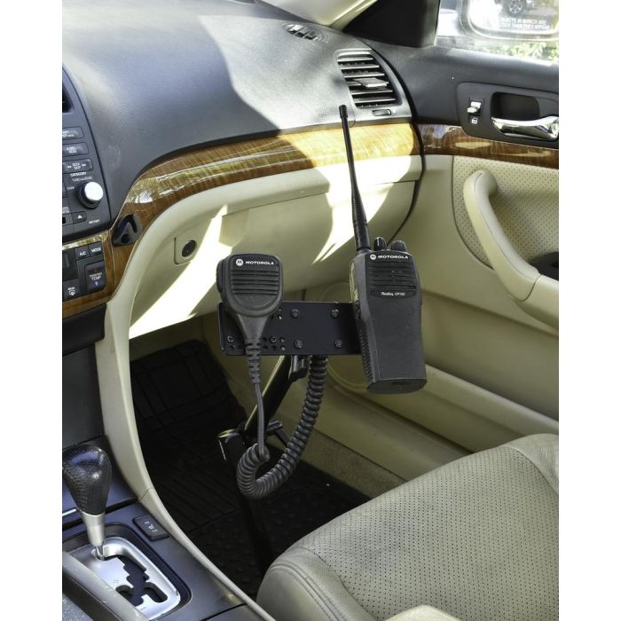 Lido Radio LM-300HD-EXT-02 Heavy Duty Seat Rail Mount For Portable With Mic Holder