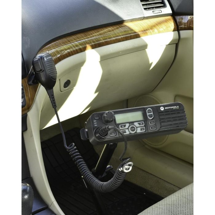 Lido Radio LM-300HD-EXT-02 Heavy Duty Seat Rail Mount For Portable With Mic Holder