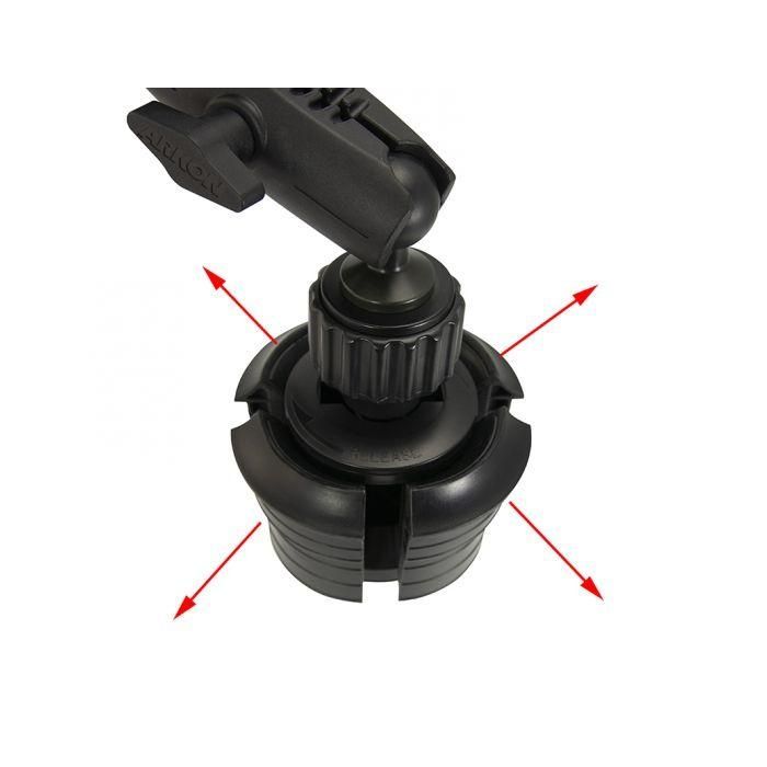 Lido Radio LM-802-EXT Cup Holder Mount With Microphone Holder
