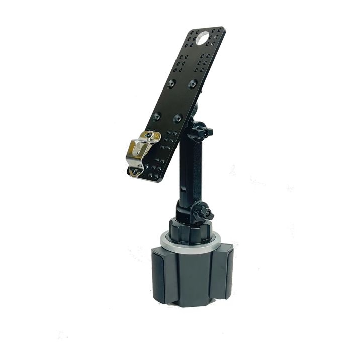 Lido Radio LM-803-EXT-17 Cup Holder Mount with Mic Holder for Wouxun KG-1000G