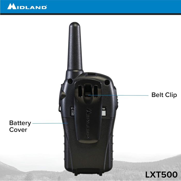 Midland LXT500VP3 Two Way Radios With Charger