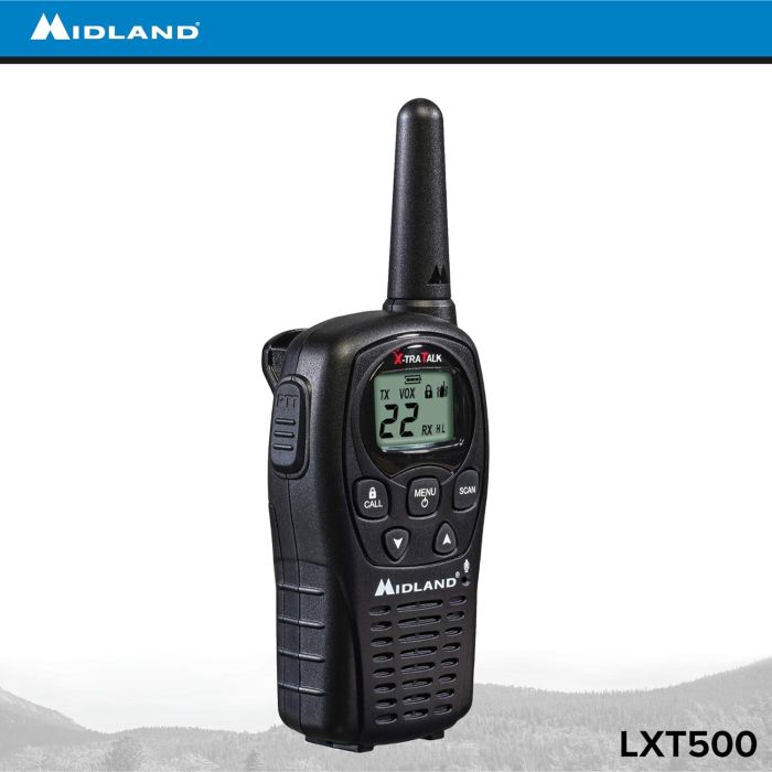 Midland LXT500VP3 Two Way Radios With Charger