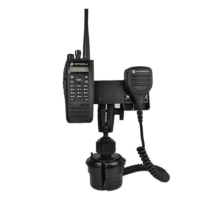 Lido Radio LM-802-EXT Cup Holder Mount With Microphone Holder