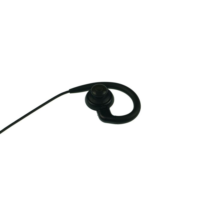 Motorola 1-Wire Swivel Earpiece with Inline PTT and Coil Cord for CLPe Series Radios - PMLN8077