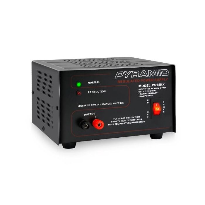 Pyramid PS14KX Bench Power Supply AC-to-DC Power Converter (12 Amp)
