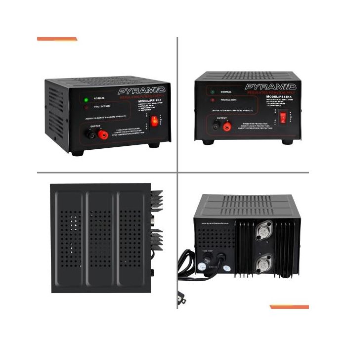Pyramid PS14KX Bench Power Supply AC-to-DC Power Converter (12 Amp)