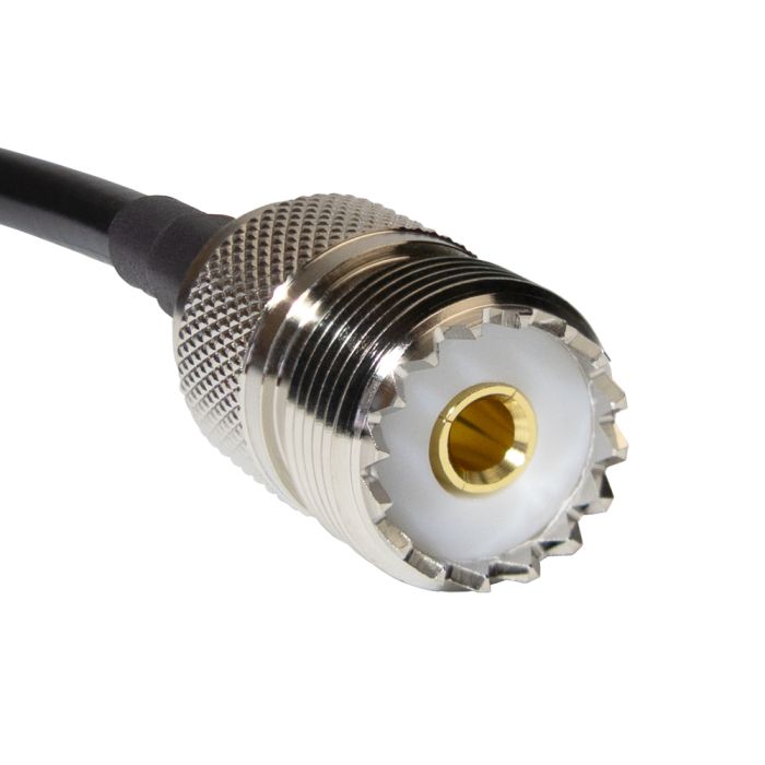 SMA Female to UHF Female (SO239) 18 inch Pigtail Cable (RG58)