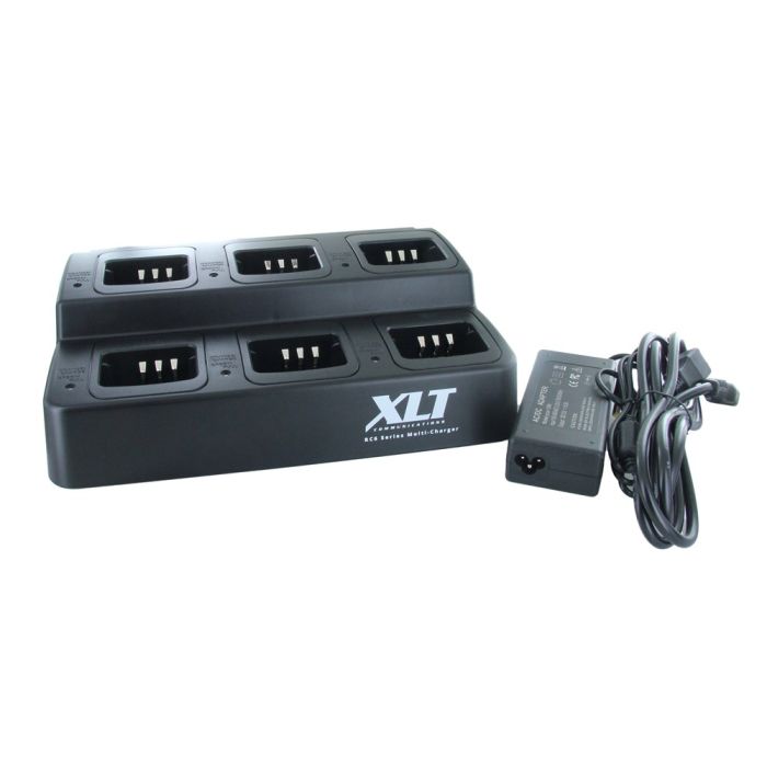 XLT 6-Unit Multi-Charger For Kenwood KNB-45L