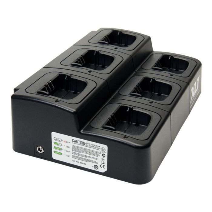 XLT 6-Unit Multi-Charger For Motorola CP200d Radios