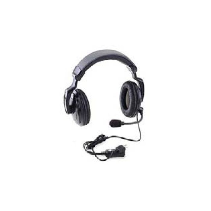Ritron RHD-4X Dual Ear Headset w/ In-Line PTT