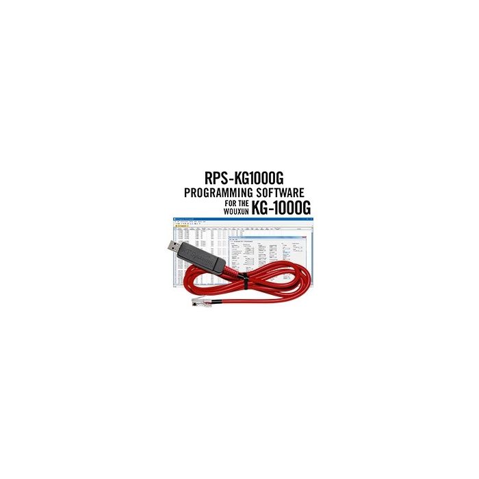 RT Systems Programming Software and Cable For Wouxun KG-1000G / KG-1000G Plus