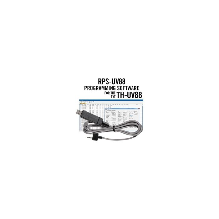 RT Systems Programming Software and Cable For TYT TH-UV88