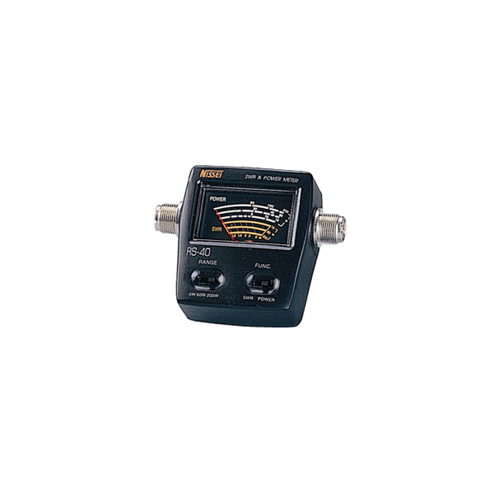 Nissei RS-40 SWR and Power Meter (UHF/VHF 144/430 MHz Band, 200 Watts)
